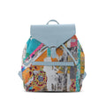 Blue Aurora Backpack Cracked