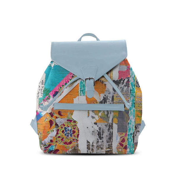 Blue Aurora Backpack Cracked - CANVAEGYPT