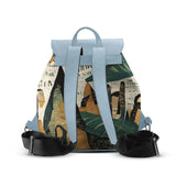 Blue Aurora Backpack Old Magazine - CANVAEGYPT