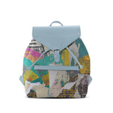Blue Aurora Backpack Old Paper - CANVAEGYPT