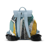 Blue Aurora Backpack Shapescratch - CANVAEGYPT