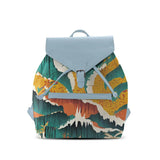 Blue Aurora Backpack Texture - CANVAEGYPT