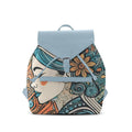 Blue Aurora Backpack Women