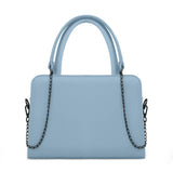 Blue Chic Chain Accent Handbag - 1