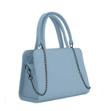 Blue Chic Chain Accent Handbag - 2