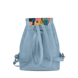 Blue City Serenade Backpack Abstract Artistry - CANVAEGYPT