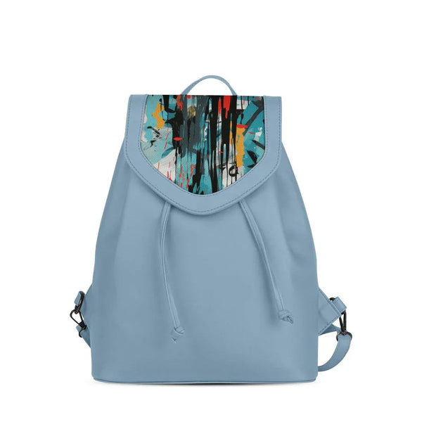 Blue City Serenade Backpack Cerulean Dreams - CANVAEGYPT