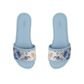Blue Drift Slides Vintage Blue Roses Botanical Print
