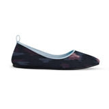 Blue Round Toe Shoe Blurred