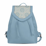Blue City Serenade Backpack Ramadan 2026 Blue Watercolor Islamic Pattern - 1