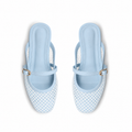 Blue Trellis Mule