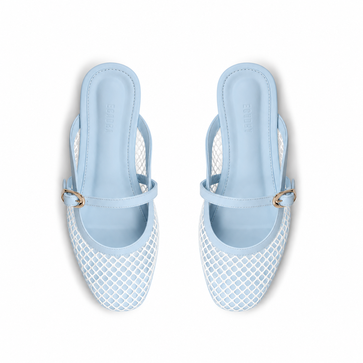 Blue Trellis Mule | ECADRA