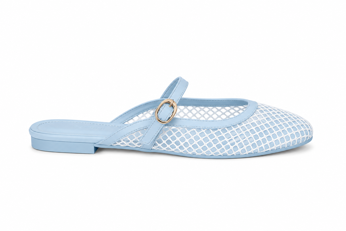 Blue Trellis Mule - 2 | ECADRA