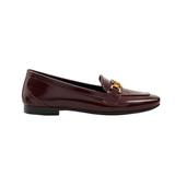 Burgundy Chain Loafers – Step Into Your Power - 2 | ECADRA