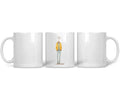CERAMIC MUG Dapper Deer in Yellow