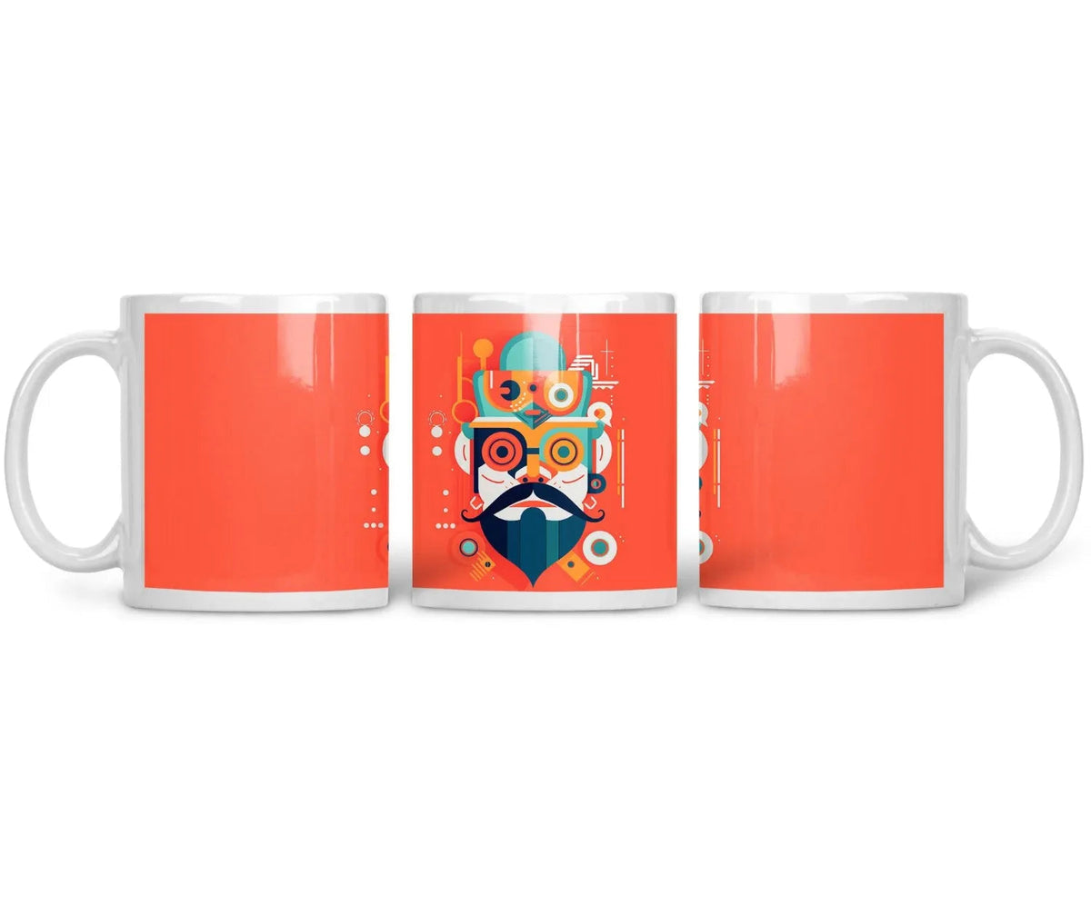 CERAMIC MUG Geometric Genius - CANVAEGYPT