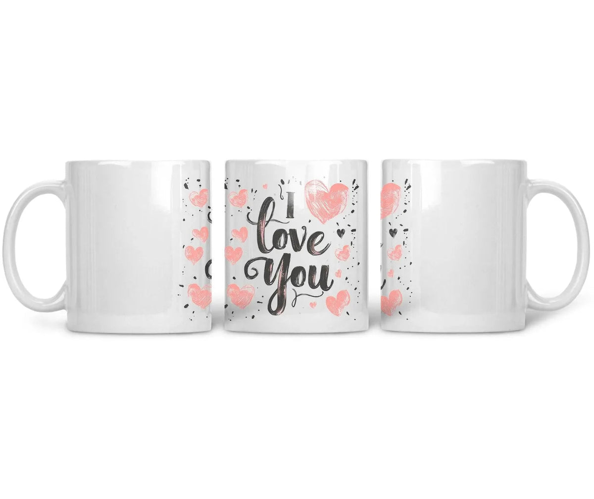 CERAMIC MUG I love You - CANVAEGYPT