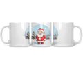 CERAMIC MUG Jolly Footprints Santa’s Snowy Trail