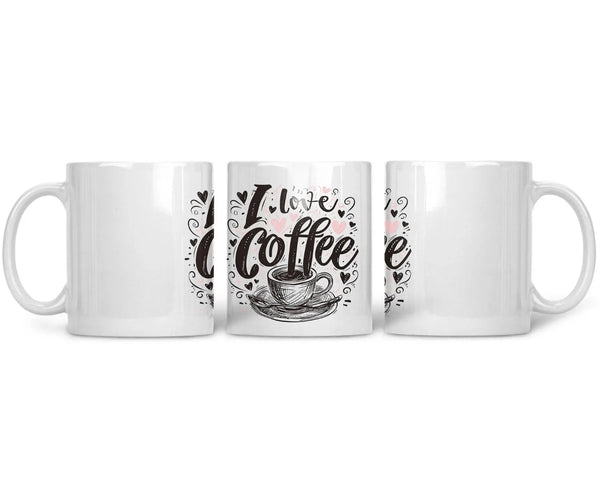 CERAMIC MUG Love Coffee - CANVAEGYPT