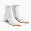 White Urban Muse Ankle Boots – Bold Steps, Effortless Style