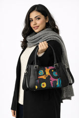 Black  Curve Satchel – Sleek, Stylish, Everyday - 6