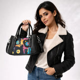 Black  Curve Satchel – Sleek, Stylish, Everyday