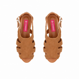 Havana Spider Toe Sandal Solid Havana