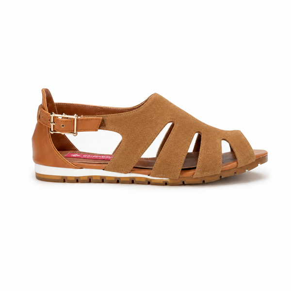 Havana Spider Toe Sandal Solid Havana