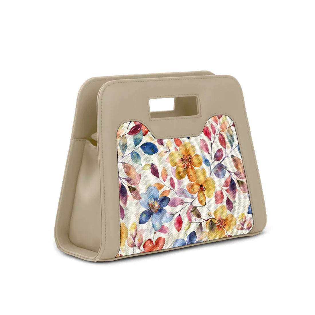 Beige Chic Peek Handbag Tapestry - 2