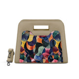 Beige Chic Peek Handbag Watercolor Wavy - 1