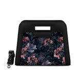 Black Chic Peek Handbag Dark Pattern - 1