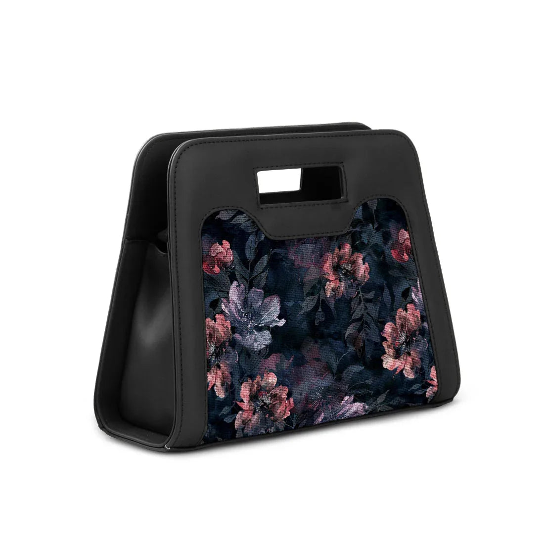 Black Chic Peek Handbag Dark Pattern - 2
