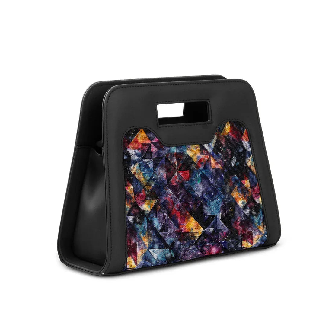 Black Chic Peek Handbag Dark Shapes - 2
