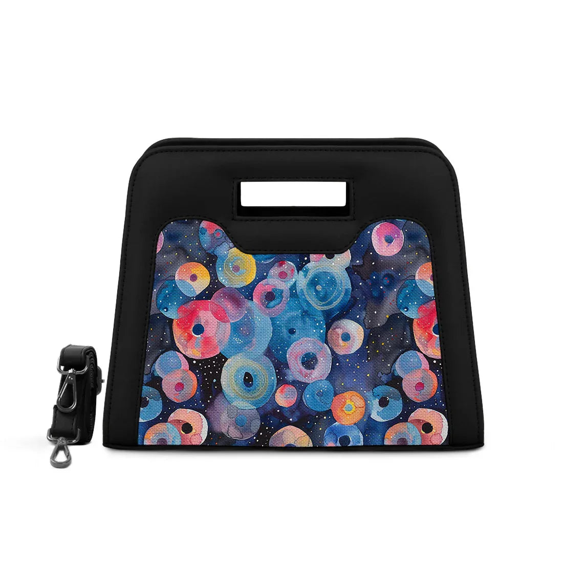 Black Chic Peek Handbag Galaxy Dounts - 1