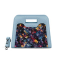 Blue Chic Peek Handbag Dark Shapes