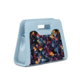 Blue Chic Peek Handbag Dark Shapes - 2