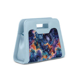 Blue Chic Peek Handbag Galaxy Shapes - 2