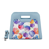 Blue Chic Peek Handbag Watercolor Apples - 1