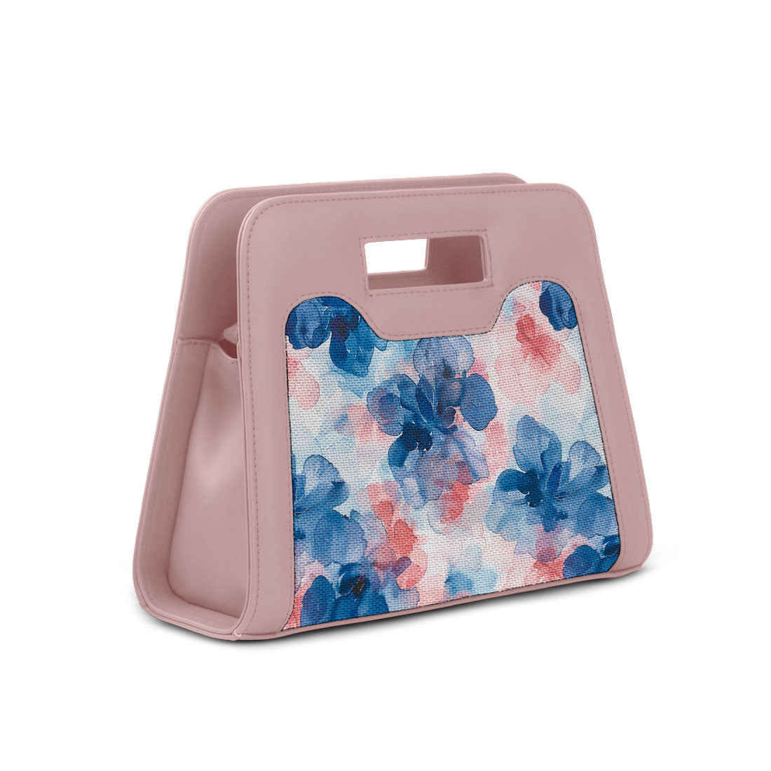 Rose Chic Peek Handbag Blue Flower - 2