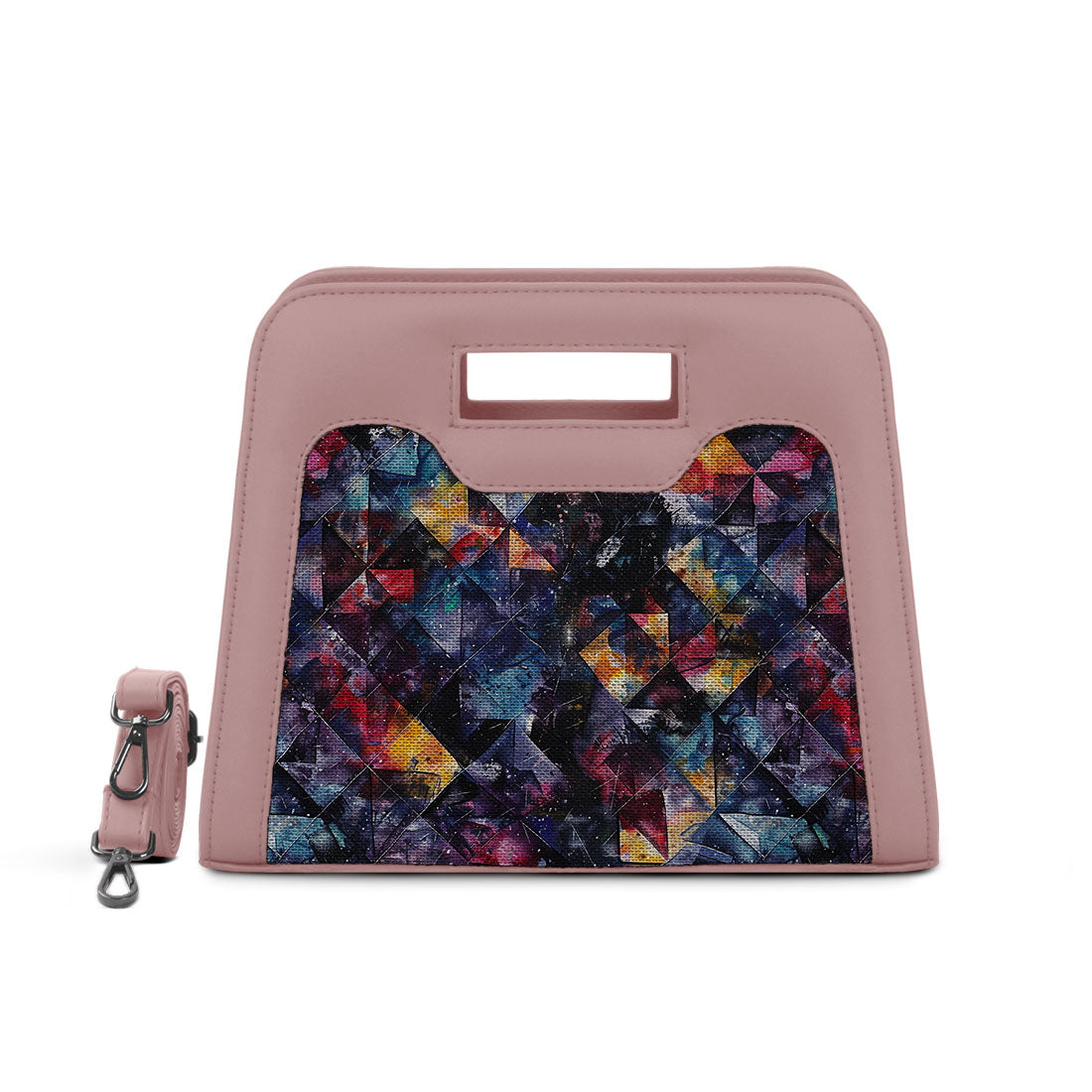 Rose Chic Peek Handbag Dark Shapes - 1