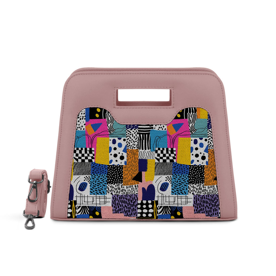Rose Chic Peek Handbag Graphic Shapes - 1