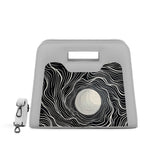 White Chic Peek Handbag Vector Pattern - 1