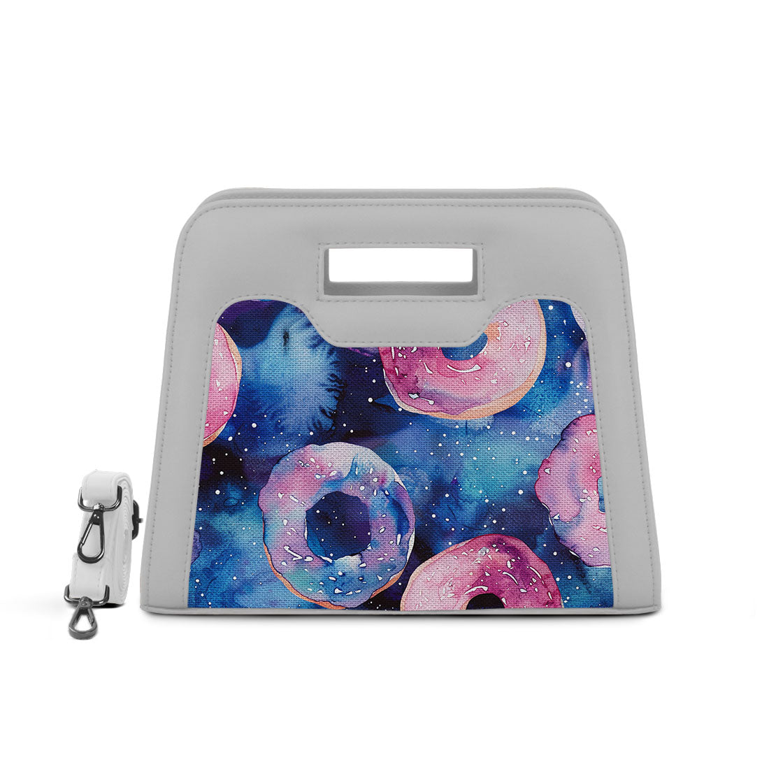 White Chic Peek Handbag Galaxy Dounts - 1