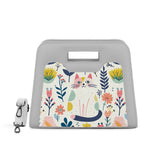 White Chic Peek Handbag Spring Floral - 1