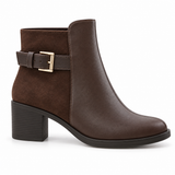 Chocolate Buckle Ankle Boots – Walk the Talk - 2 | ECADRA