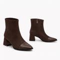 Chocolate Signature Ankle Boots