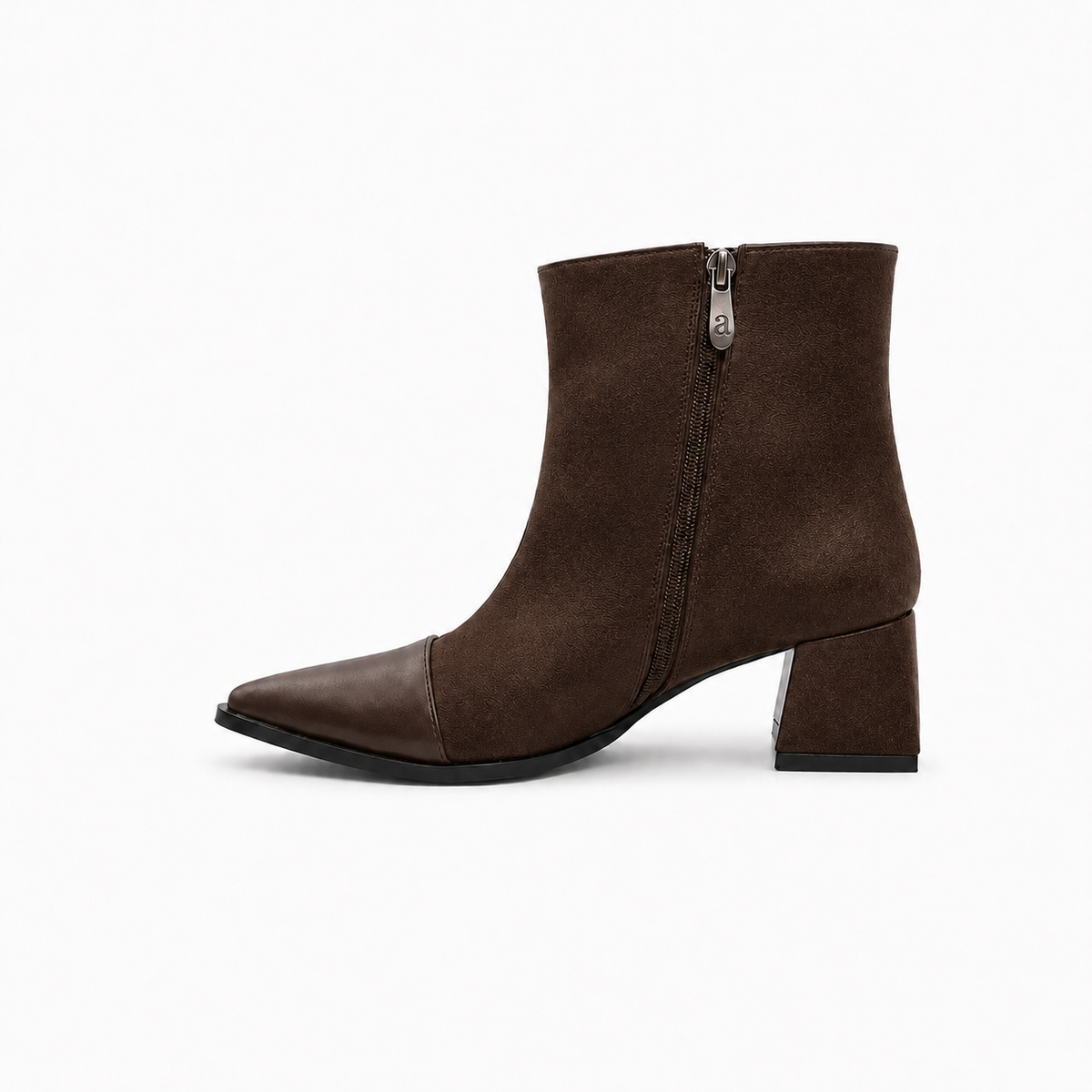 Chocolate Signature Ankle Boots - 3 | ECADRA