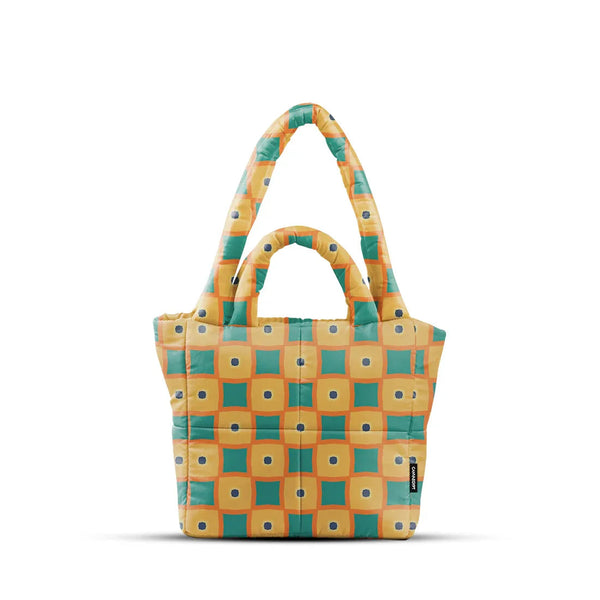 Cloud Tote Citrus Squares