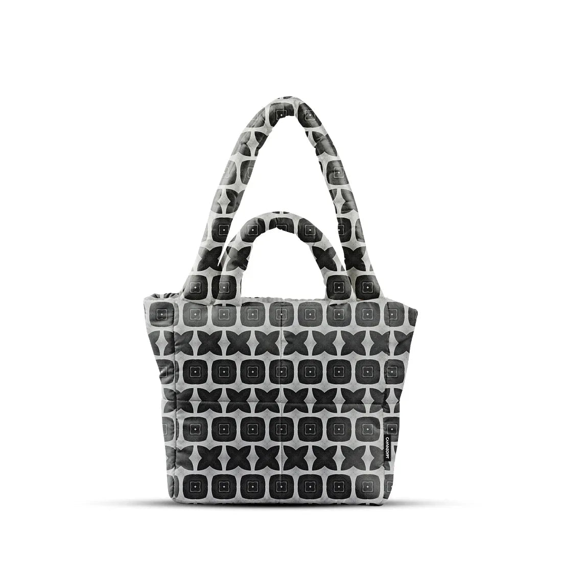 Cloud Tote Monochrome Kaleidoscope