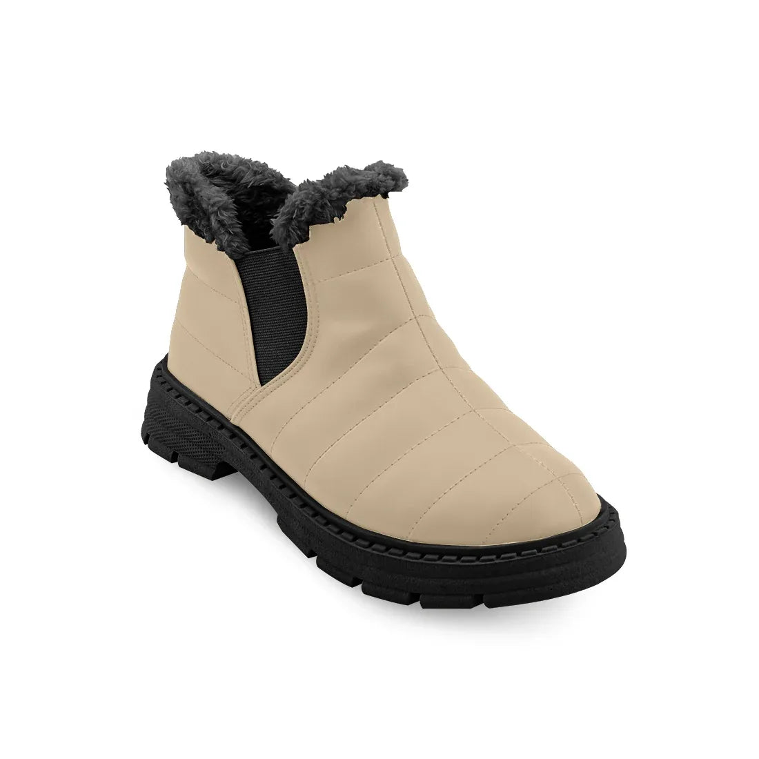 Cozy Step Winter Bootie Beige - 7 - tryon